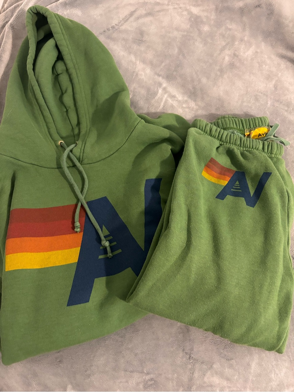Aviator Nation sweat set - S bottoms and M top